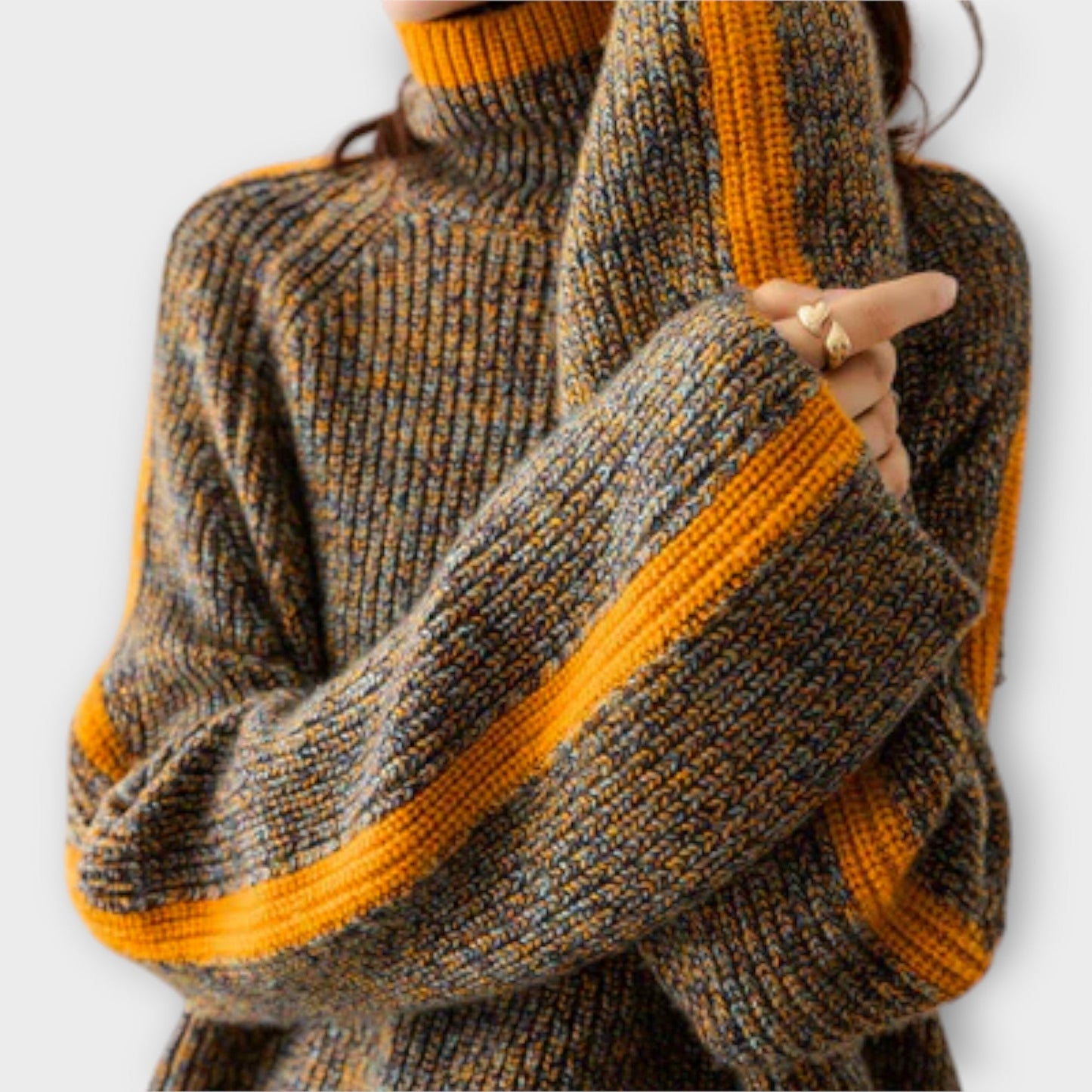 Breseis - Vintage Roll Neck Jumper