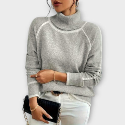 Aurora - Casual Roll Neck Jumper