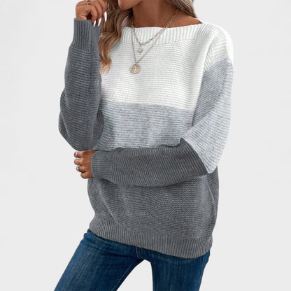 Camille | Colour Block Knit Jumper