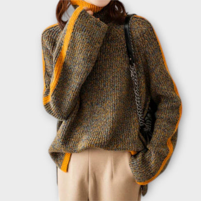 Breseis - Vintage Roll Neck Jumper